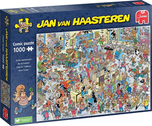 Jan van Haasteren Bij De Kapper , 1000 stukjes, 20070 van Jumbo te koop bij Speldorado !