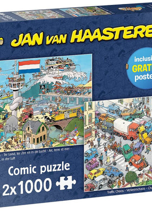 Ravensburger puzzel "Zebra Liefde" - 1000 stukjes