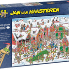 Dit is een foto van het spel JvH Het Dorp Van De Kerstman (5000) te koop bij Speldorado Spellenwinkel Delft