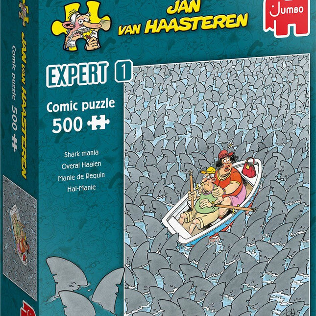 Dit is een foto van het spel Expert 1 Overal Haaien te koop bij Speldorado Spellenwinkel Delft
