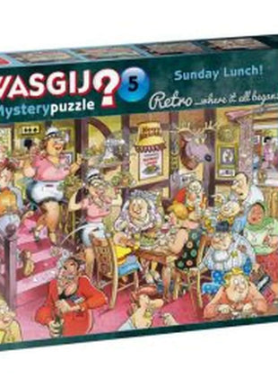 Dit is een foto van het spel Retro Mystery 5 Zondagse Lunch! te koop bij Speldorado Spellenwinkel Delft
