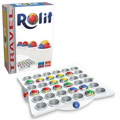 Dit is een foto van het spel Rolit Travel te koop bij Speldorado Spellenwinkel Delft