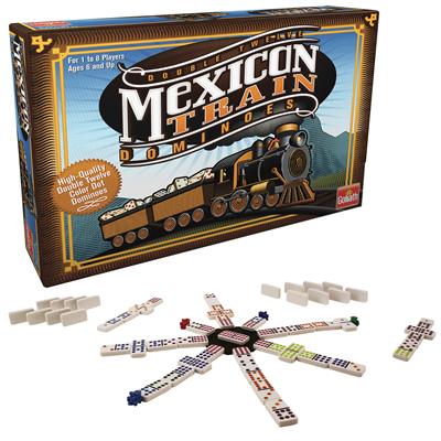 Dit is een foto van het spel Mexican Train Dominoes te koop bij Speldorado Spellenwinkel Delft