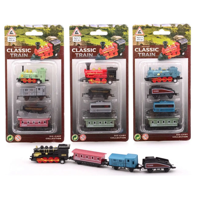 afbeelding artikel Locomotief Speelset 4-Delig Op Kaart Die-Cast