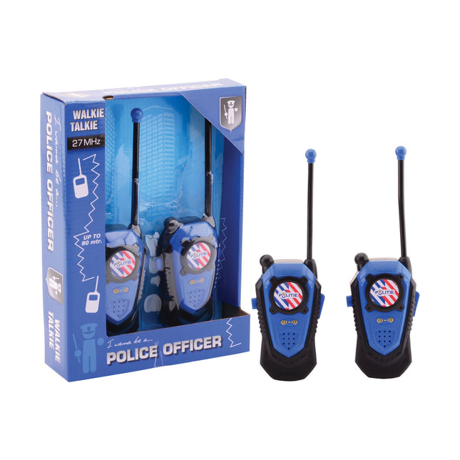 Politie Walkie Talkie Bereik +/- 80 Mtr.