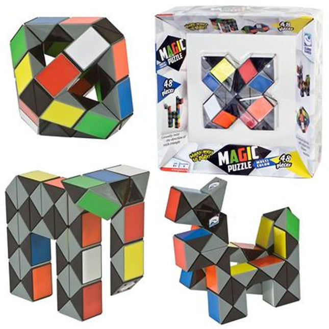 Dit is een foto van het spel Clown Magic Puzzle 48 Delig Multicolor te koop bij Speldorado Spellenwinkel Delft