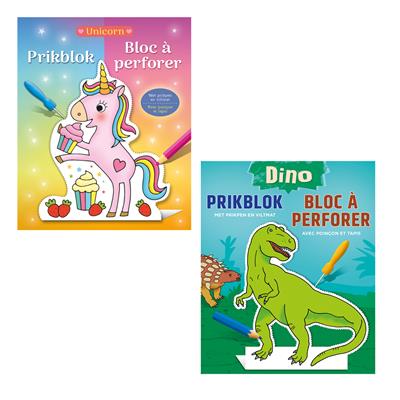 Pikblok Unicorn En Dino 2Ass