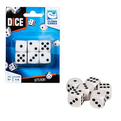 Dit is een foto van het spel 6 Dobbelstenen Op Kaart te koop bij Speldorado Spellenwinkel Delft