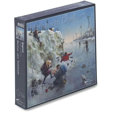 Dit is een foto van het spel Ijspret Marius Van Dokkum te koop bij Speldorado Spellenwinkel Delft