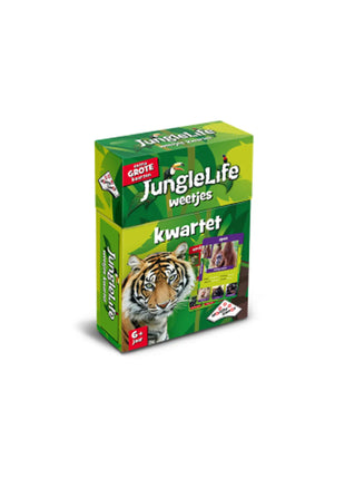 Dit is een foto van het spel Junglelife Kwartet te koop bij Speldorado Spellenwinkel Delft