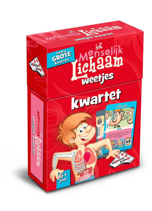 Dit is een foto van het spel Menselijk Lichaam Kwartet te koop bij Speldorado Spellenwinkel Delft