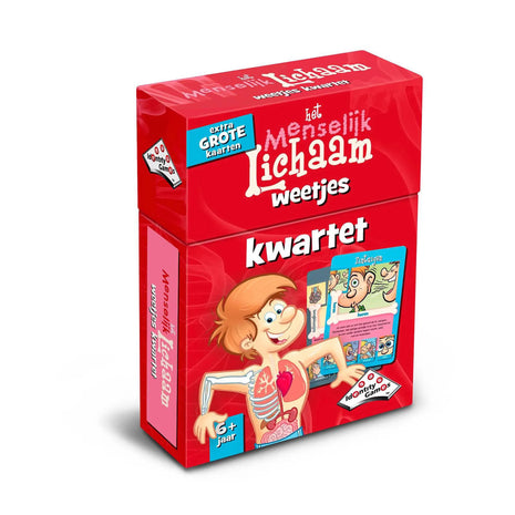 Dit is een foto van het spel Menselijk Lichaam Kwartet te koop bij Speldorado Spellenwinkel Delft