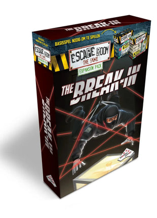 Dit is een foto van het spel Escape Room Uitbr. Break-In te koop bij Speldorado Spellenwinkel Delft