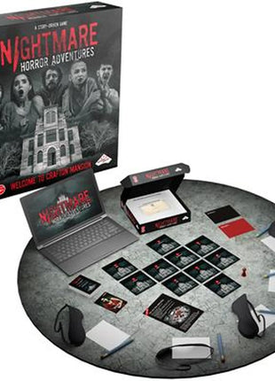 Dit is een foto van het spel Nightmare Horror Adventures te koop bij Speldorado Spellenwinkel Delft
