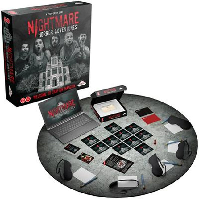 Dit is een foto van het spel Nightmare Horror Adventures te koop bij Speldorado Spellenwinkel Delft