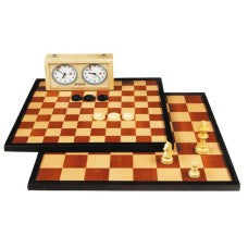 Schaak  Schaakbord/Dambord Veld 49 mm - Hout - uitvoering