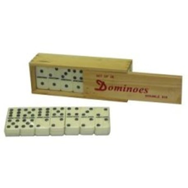 Dit is een foto van het spel Domino Dubbel 6 te koop bij Speldorado Spellenwinkel Delft