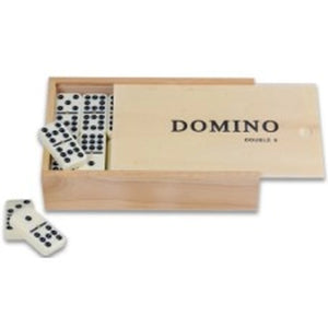 Domino Dubbel 9 Met Pen/Wit.Stenen Kist, 695123 van Handels Onderneming Telgenkamp te koop bij Speldorado !