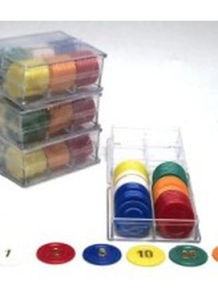 Dit is een foto van het spel Roulettefiches 240 stuks te koop bij Speldorado Spellenwinkel Delft