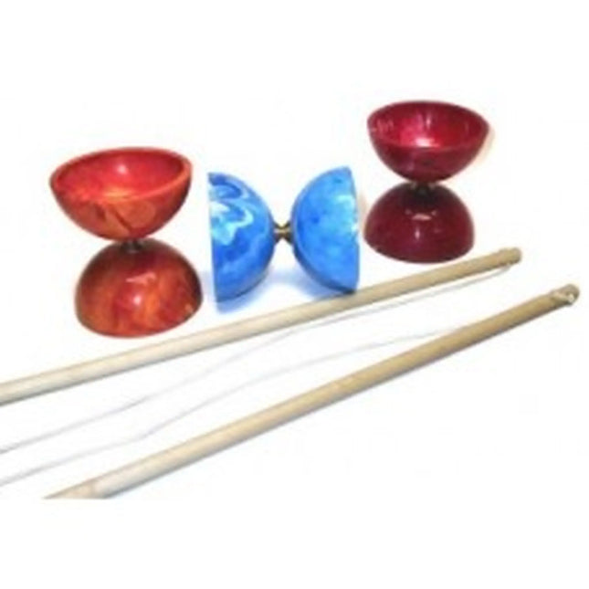 Diabolo Pro Marmer Blauw/Rood/Oran.10Cm., 816008 van Handels Onderneming Telgenkamp te koop bij Speldorado !