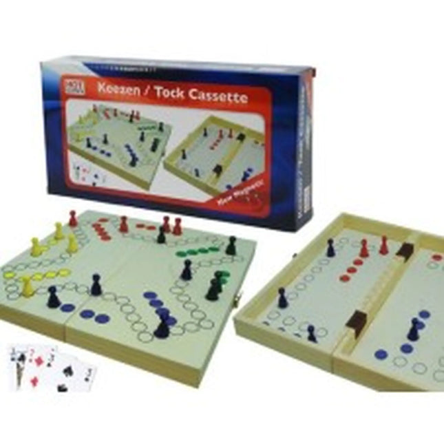 Dit is een foto van het spel Keezen Cassette 30Cm.4+2 Pers.Fotods.Hot te koop bij Speldorado Spellenwinkel Delft