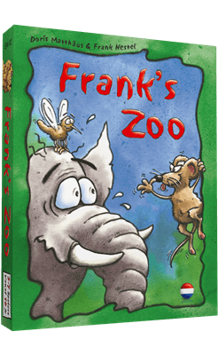 Dit is een foto van het spel Franks Zoo NL te koop bij Speldorado Spellenwinkel Delft