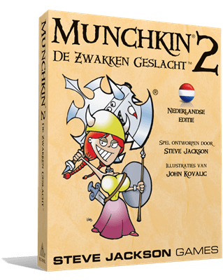 Munchkin 2 Nl - De Zwakken Geslacht, JG 1410NL van Asmodee te koop bij Speldorado !