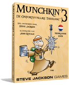 Munchkin 3 NL - De Onfortuinlijke Theoloog NL – gezellig kaartspel – 3 tot 6 spelers