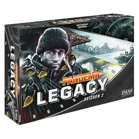Dit is een foto van het spel Pandemic Legacy Seizoen 2 Black NL te koop bij Speldorado Spellenwinkel Delft