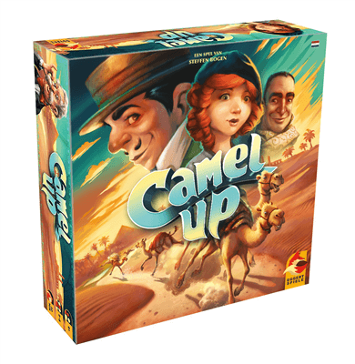 Dit is een foto van het spel Camel Up NL te koop bij Speldorado Spellenwinkel Delft