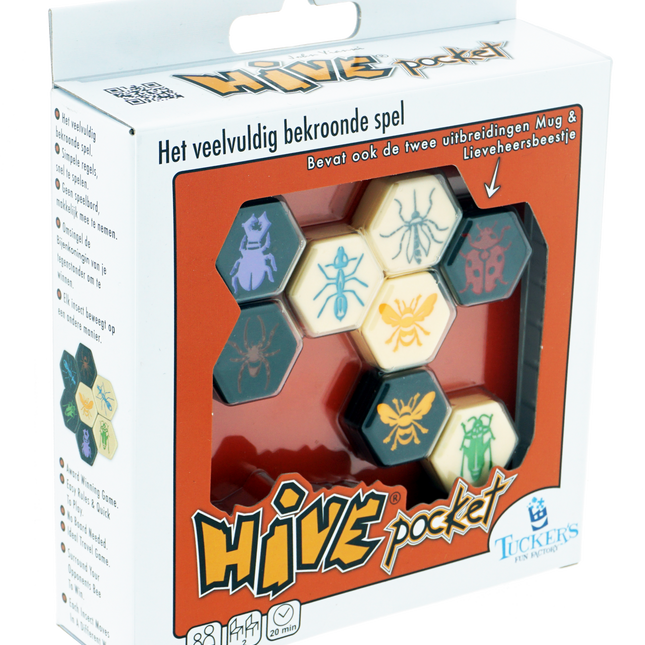 Dit is een foto van het spel Hive Pocket te koop bij Speldorado Spellenwinkel Delft