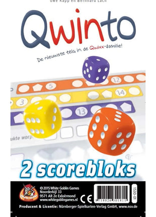 Dit is een foto van het spel Qwinto Bloks te koop bij Speldorado Spellenwinkel Delft