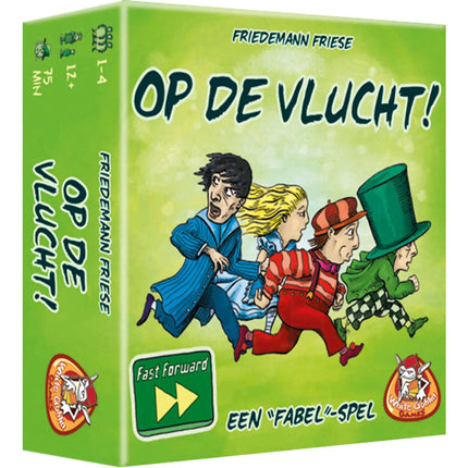 Dit is een foto van het spel Fast Forward: Op De Vlucht! te koop bij Speldorado Spellenwinkel Delft