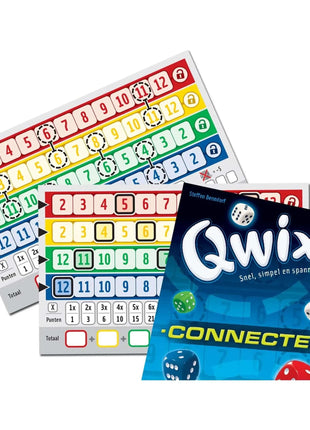 Dit is een foto van het spel Qwixx Connected  bloks te koop bij Speldorado Spellenwinkel Delft