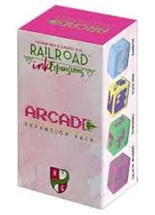 Railroad Ink Uitbreidingen Arcade – gezellig dobbelspel – 1 tot 6 spelers