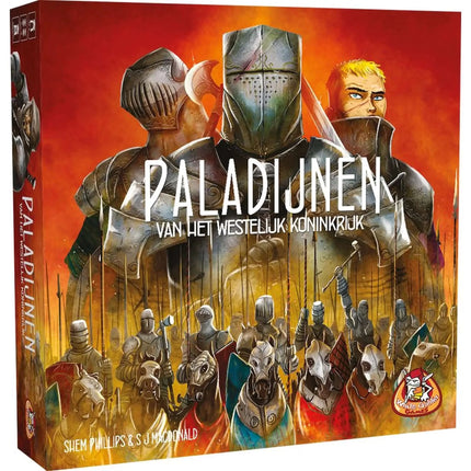 Dit is een foto van het spel Paladijnen van het westelijk Koninkrijk te koop bij Speldorado Spellenwinkel Delft