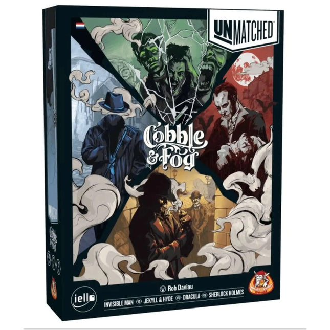 Dit is een foto van het spel Cobble & Fog Unmatched te koop bij Speldorado Spellenwinkel Delft