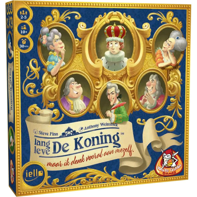 Dit is een foto van het spel Lang Leve de Koning  te koop bij Speldorado Spellenwinkel Delft