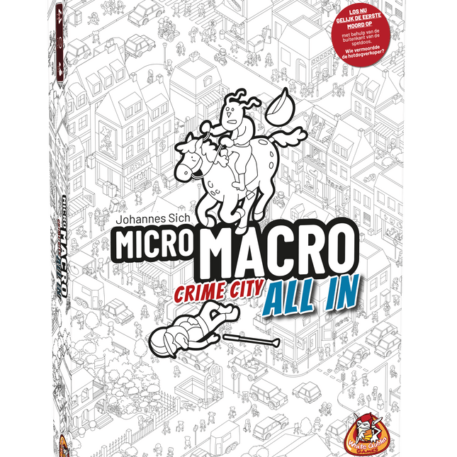 Dit is een foto van het spel MicroMacro Crime City - all in te koop bij Speldorado Spellenwinkel Delft