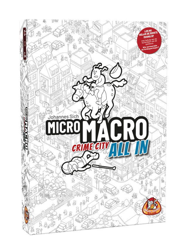 Dit is een foto van het spel MicroMacro Crime City - all in te koop bij Speldorado Spellenwinkel Delft