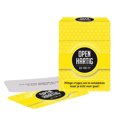 Dit is een foto van het spel Openhartig Go For It! te koop bij Speldorado Spellenwinkel Delft