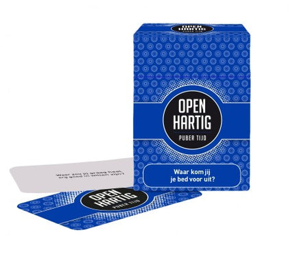 Dit is een foto van het spel Openhartig Puber Tijd te koop bij Speldorado Spellenwinkel Delft