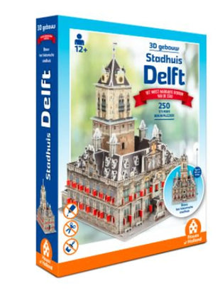 Dit is een foto van het spel 3D Gebouw Stadhuis Delft (250) te koop bij Speldorado Spellenwinkel Delft