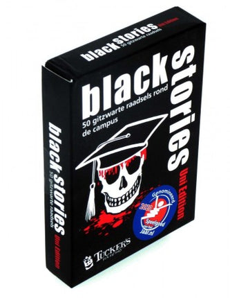 Dit is een foto van het spel Black Stories Uni te koop bij Speldorado Spellenwinkel Delft
