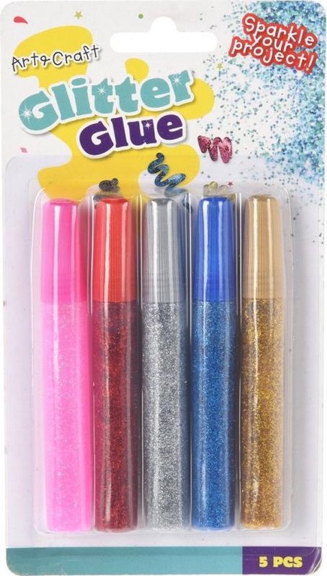 afbeelding artikel Glitterlijm 10 Tubes