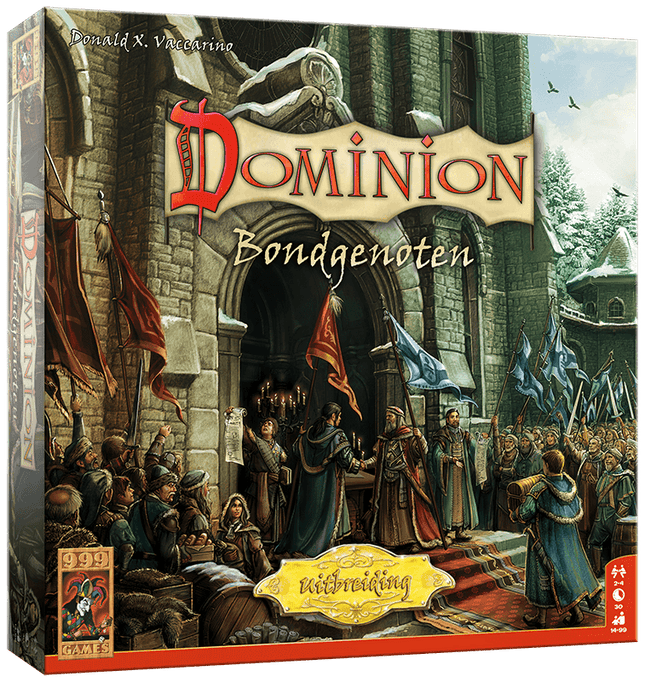 Dit is een foto van het spel Bondgenoten - Dominion te koop bij Speldorado Spellenwinkel Delft