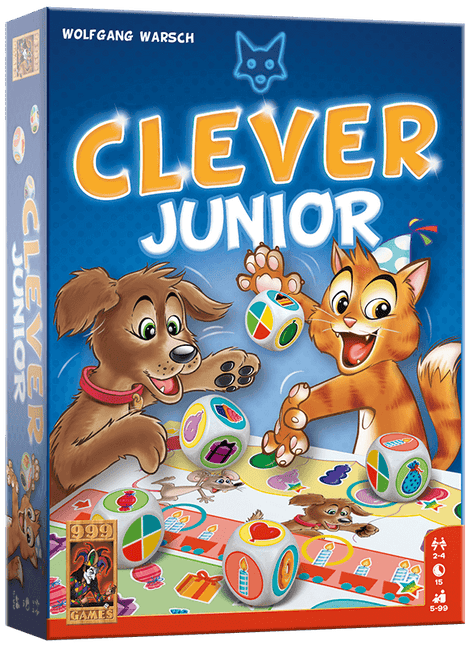 Dit is een foto van het spel Clever Junior te koop bij Speldorado Spellenwinkel Delft