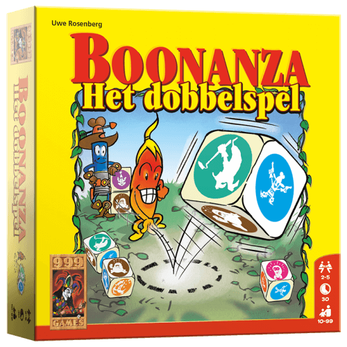Boonanza: Het Dobbelspel, 999-BOO05B van 999 Games te koop bij Speldorado !
