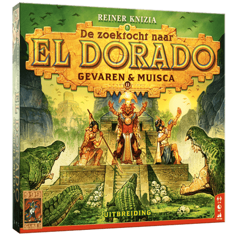 Gevaren En Muisca - De Zoektocht Naar El Dorado – strategisch bordspel – 2 tot 4 spelers