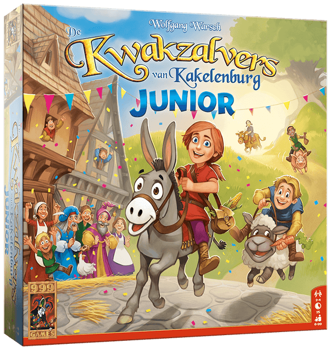 Dit is een foto van het spel De Kwakzalvers Van Kakelenburg Junior te koop bij Speldorado Spellenwinkel Delft